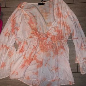 PLT Tie Dye Beachy Romper